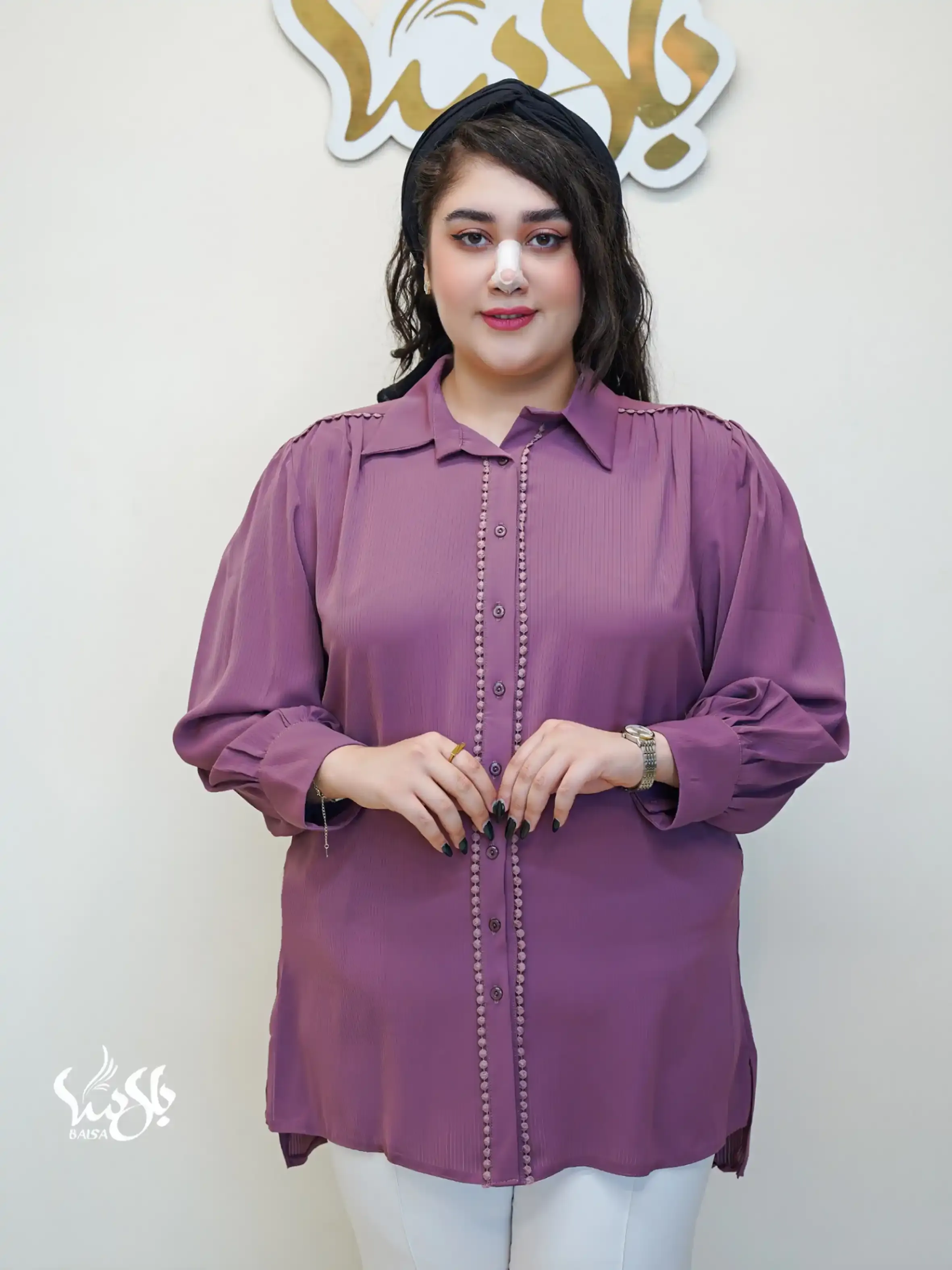 شومیز نوارعدسی