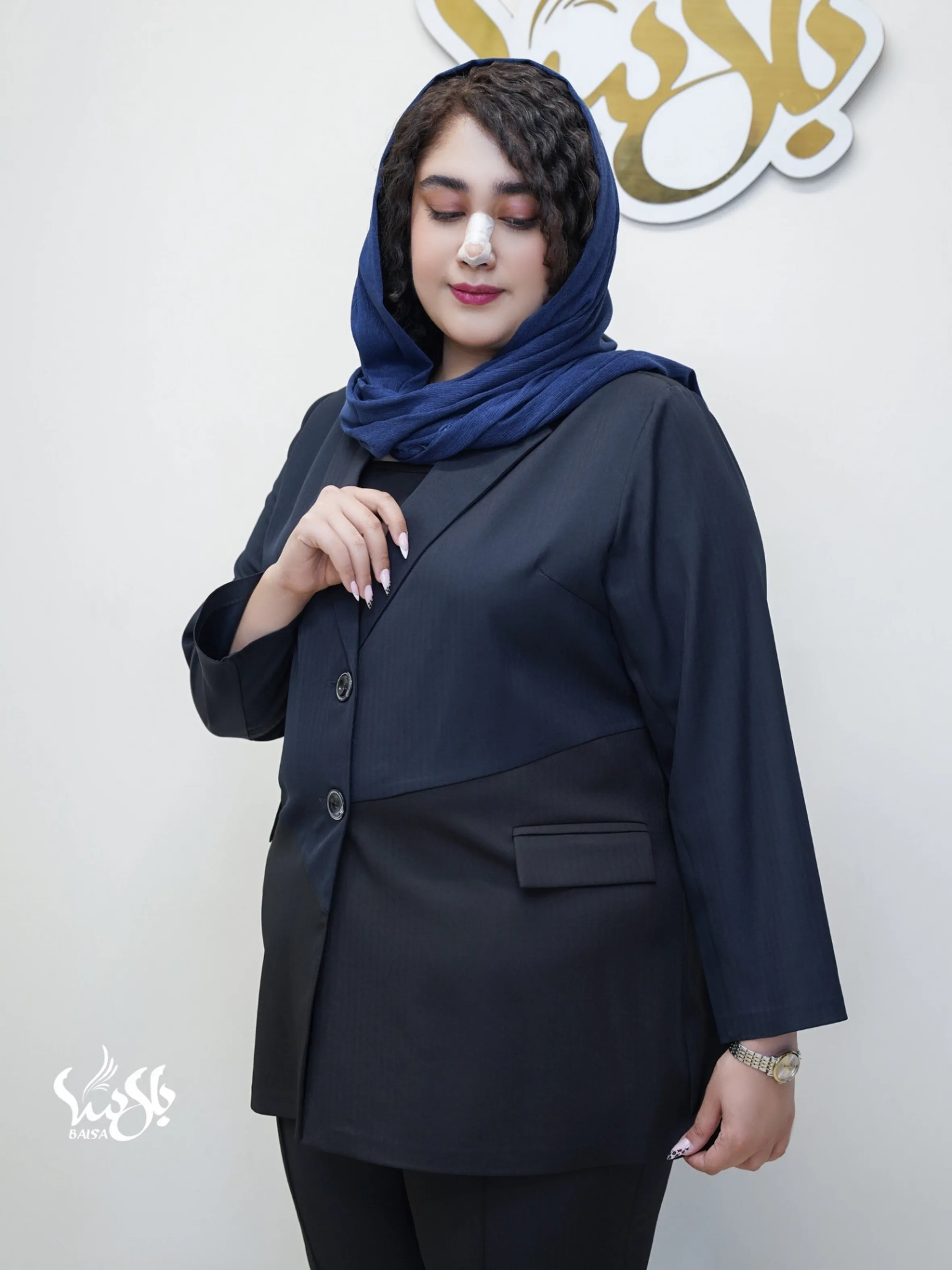کت و شلوار ترکیبی بزیاق