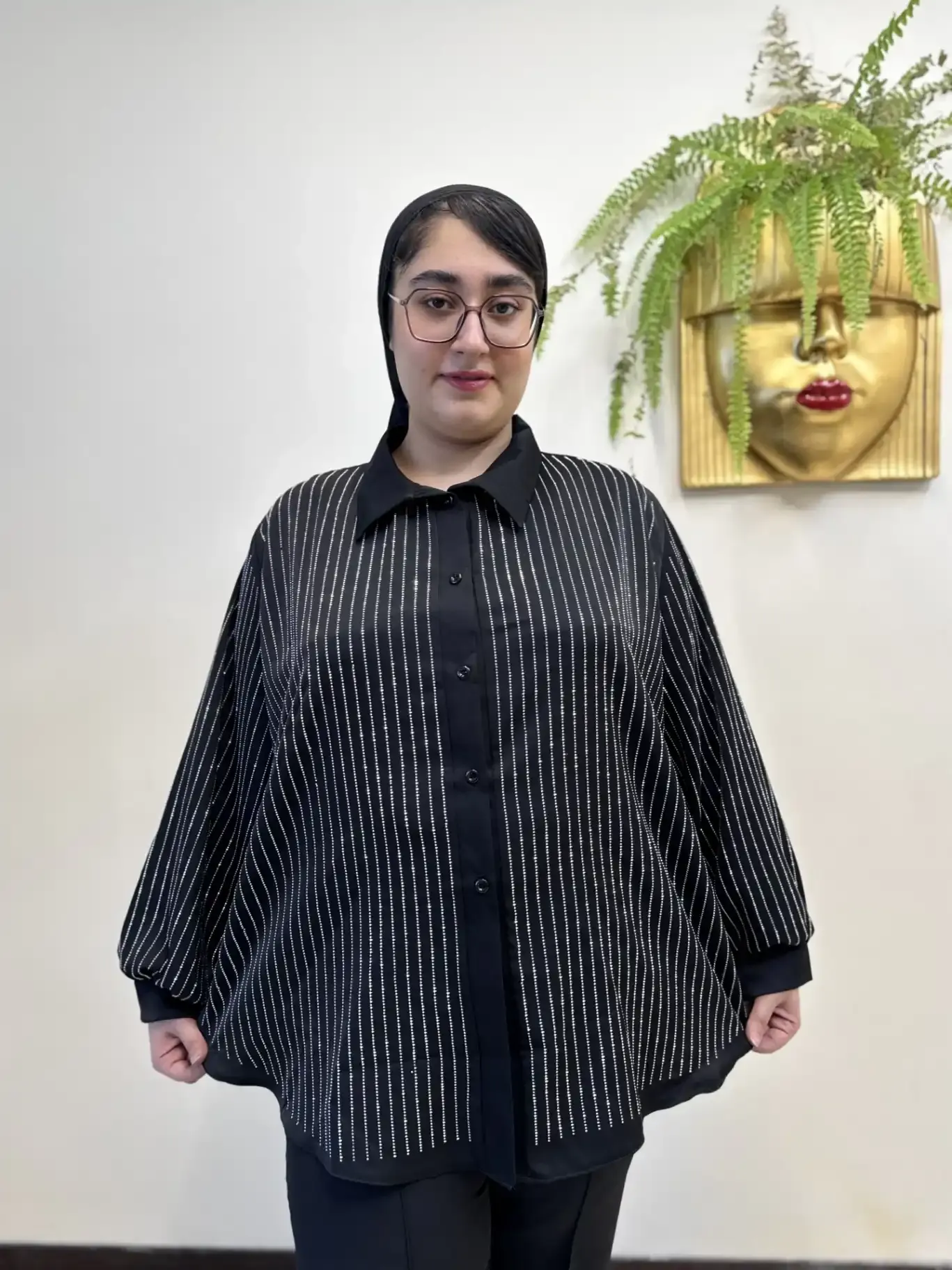 شومیز نگین کوب سحرناز