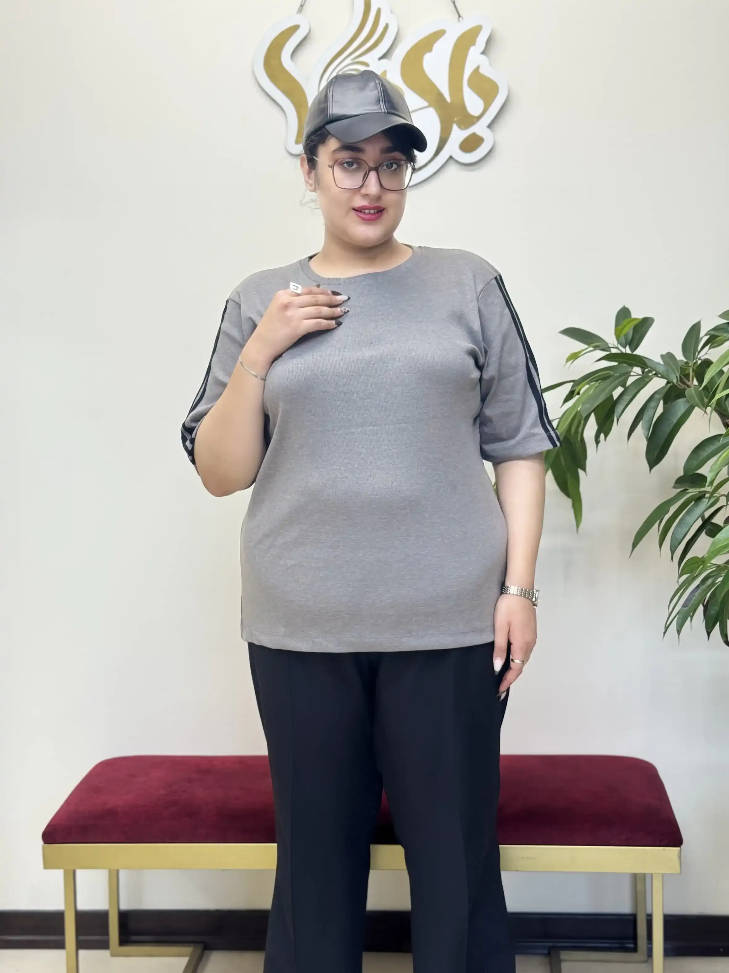 تیشرت کشباف سه خط
