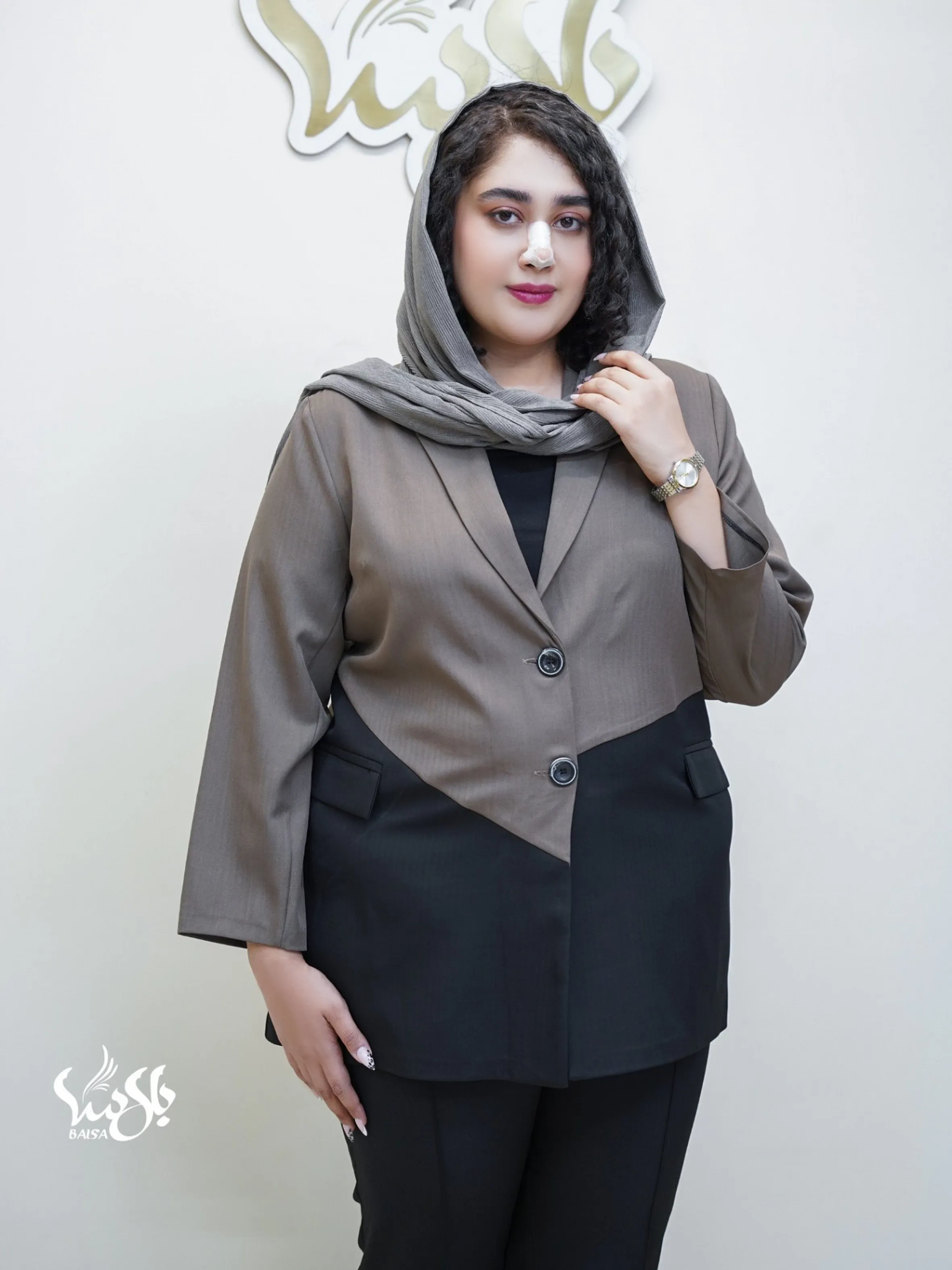 کت و شلوار ترکیبی بزیاق