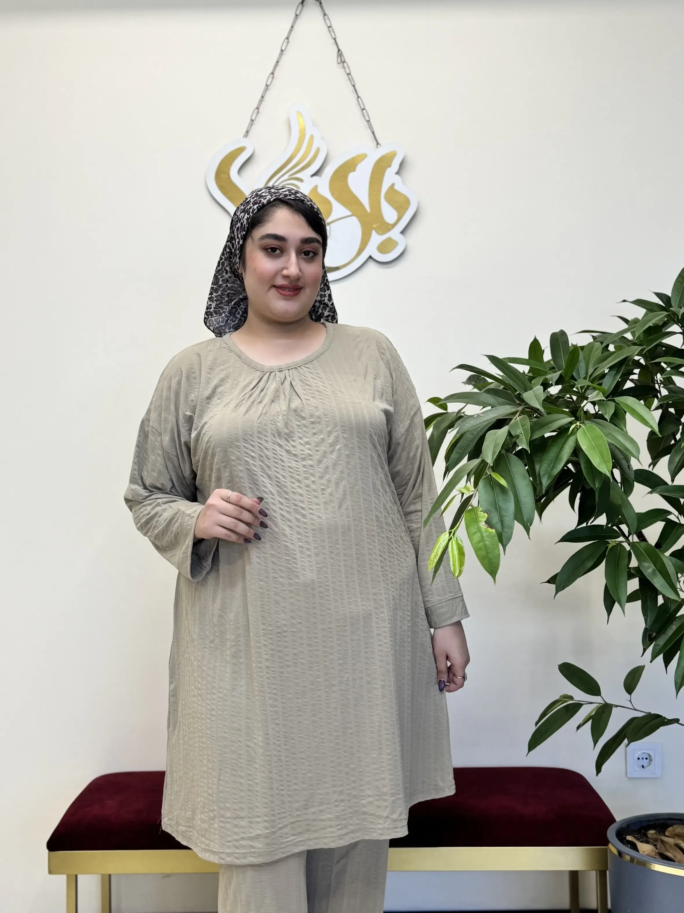 تونیک یقه چیندار