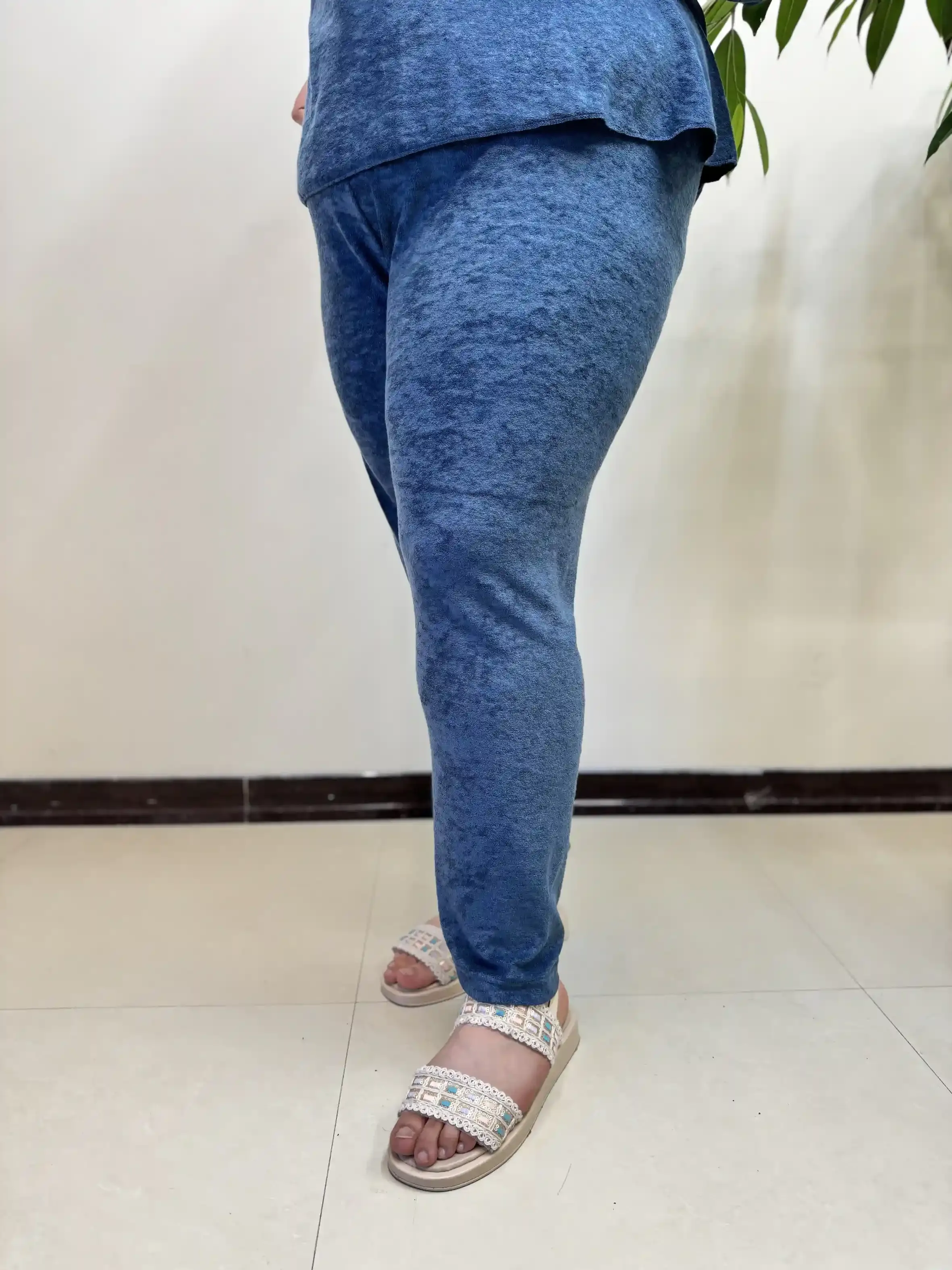 شلوار راسته راحتی مخمل