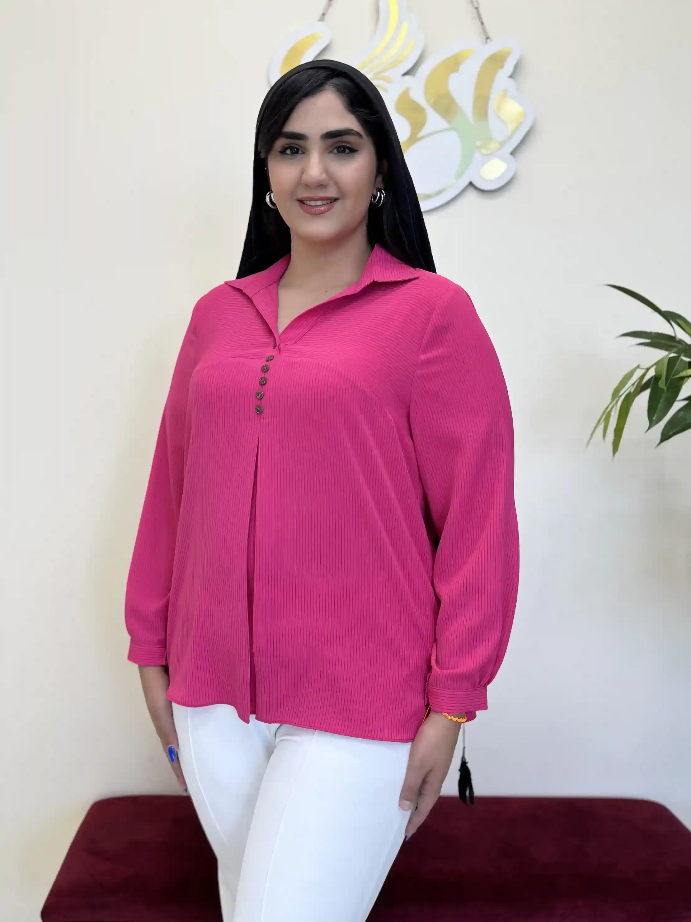 تونیک دکمه ریز خاتون