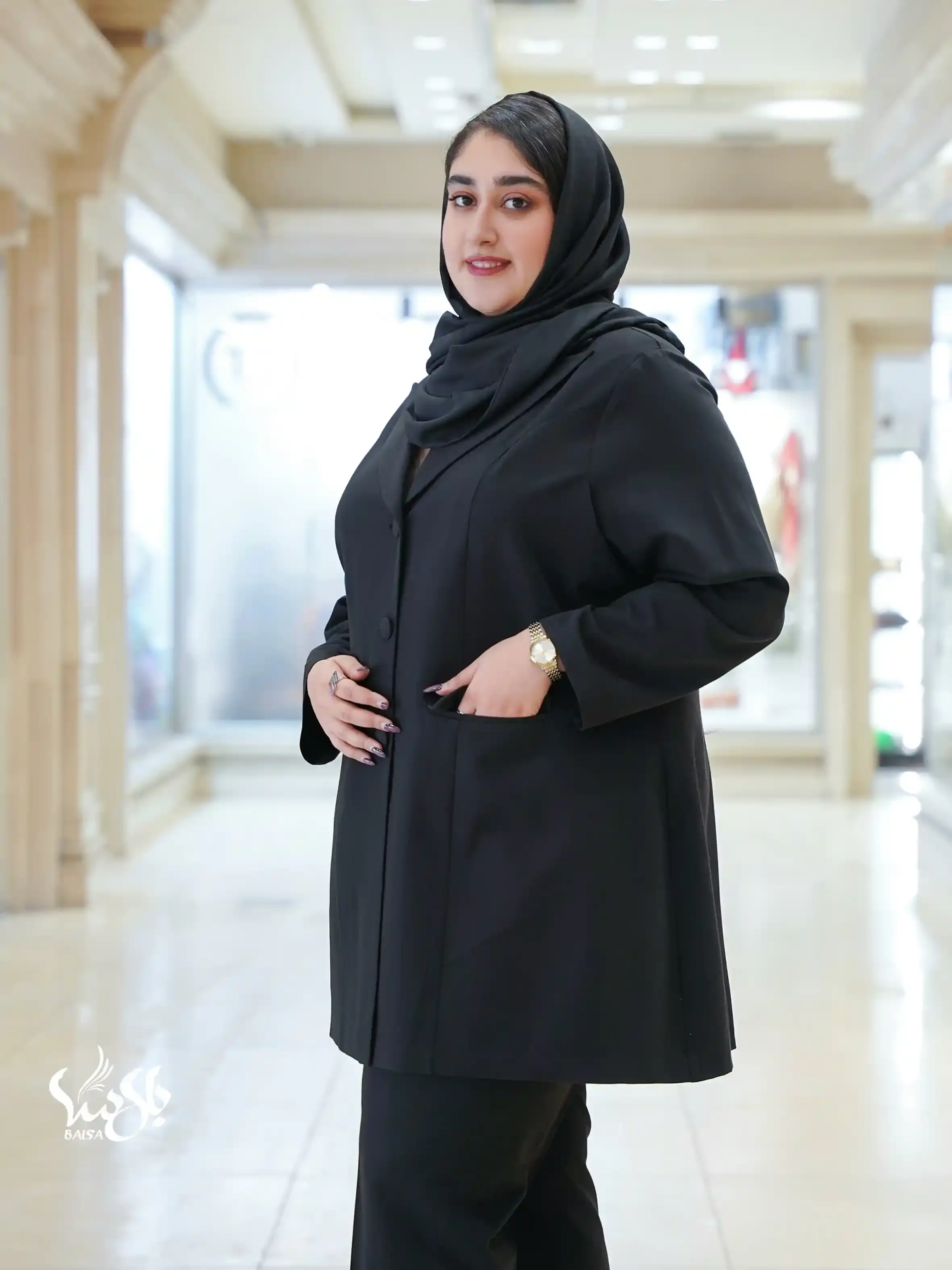 مانتو یقه بلیزر