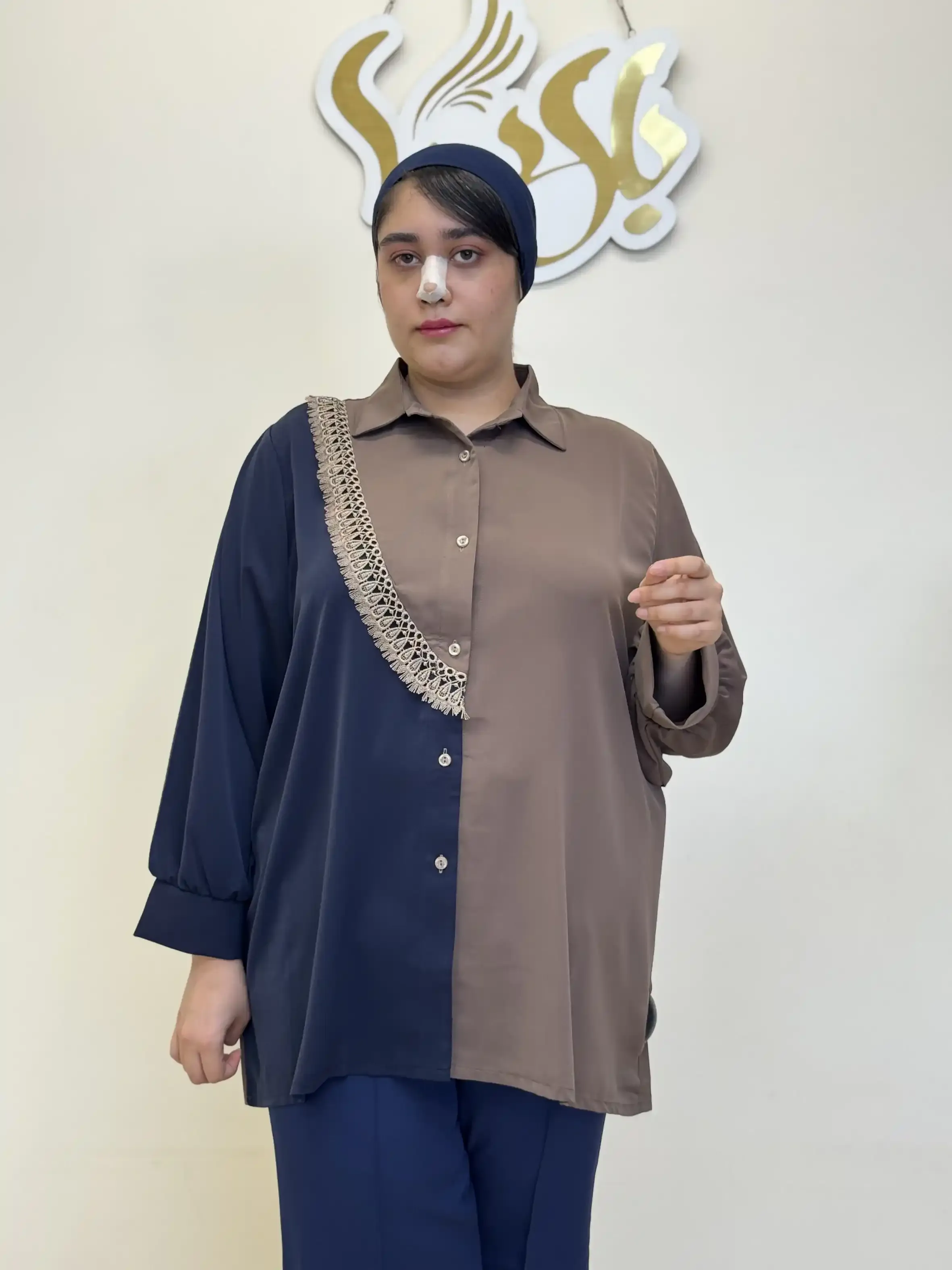 شومیز حرا ترکیبی