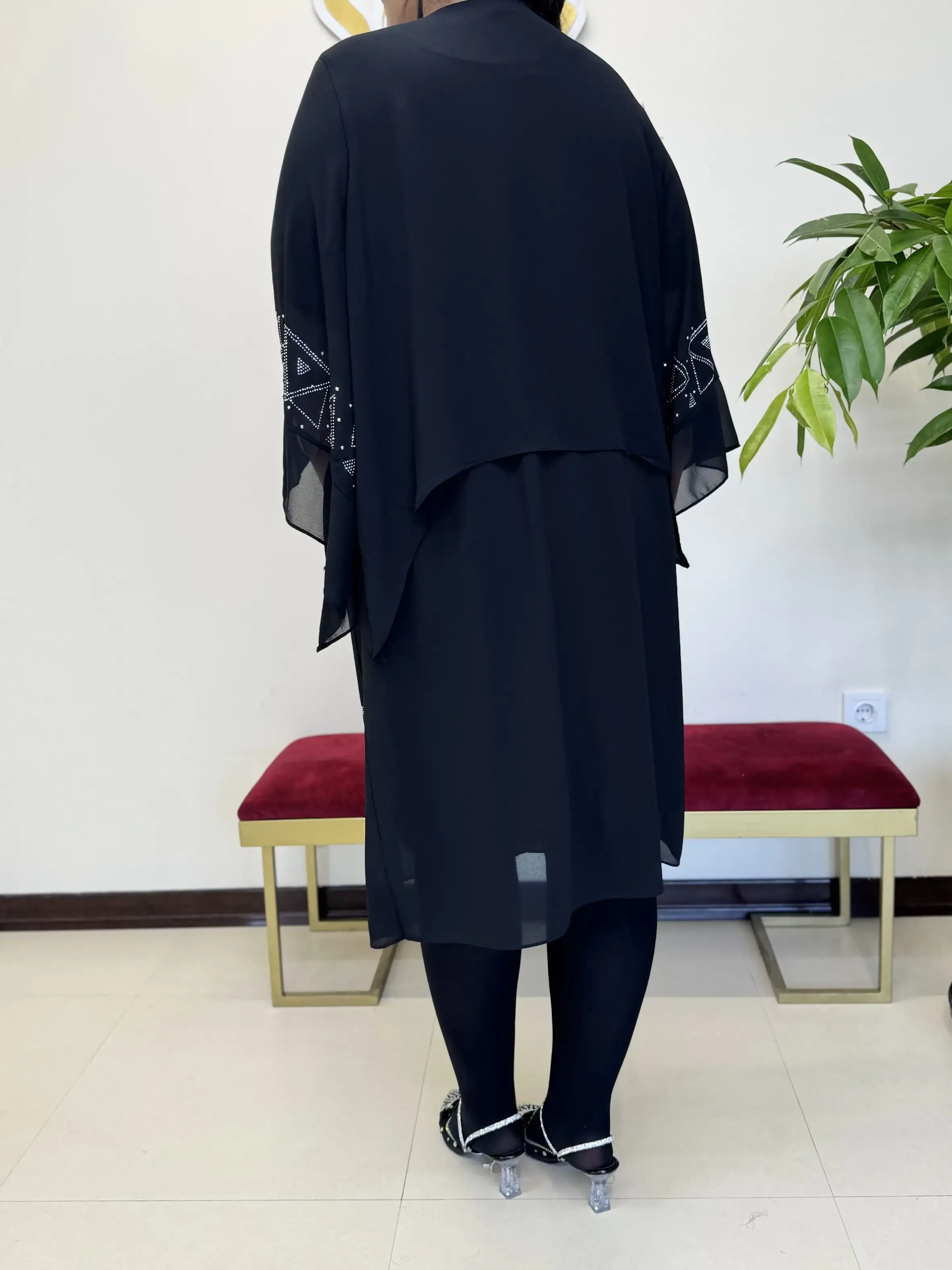 پیراهن نگین مثلثی