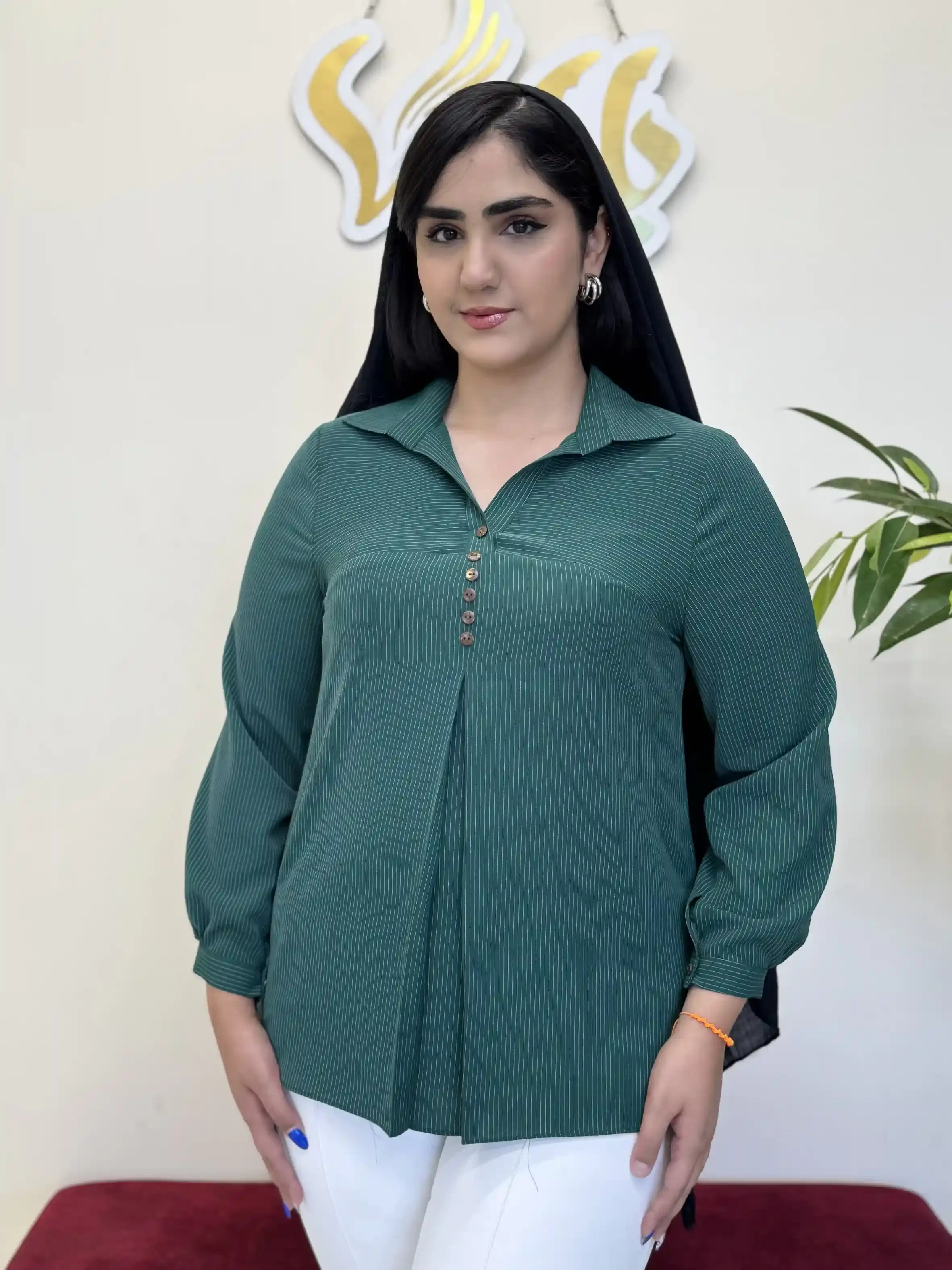 تونیک دکمه ریز خاتون
