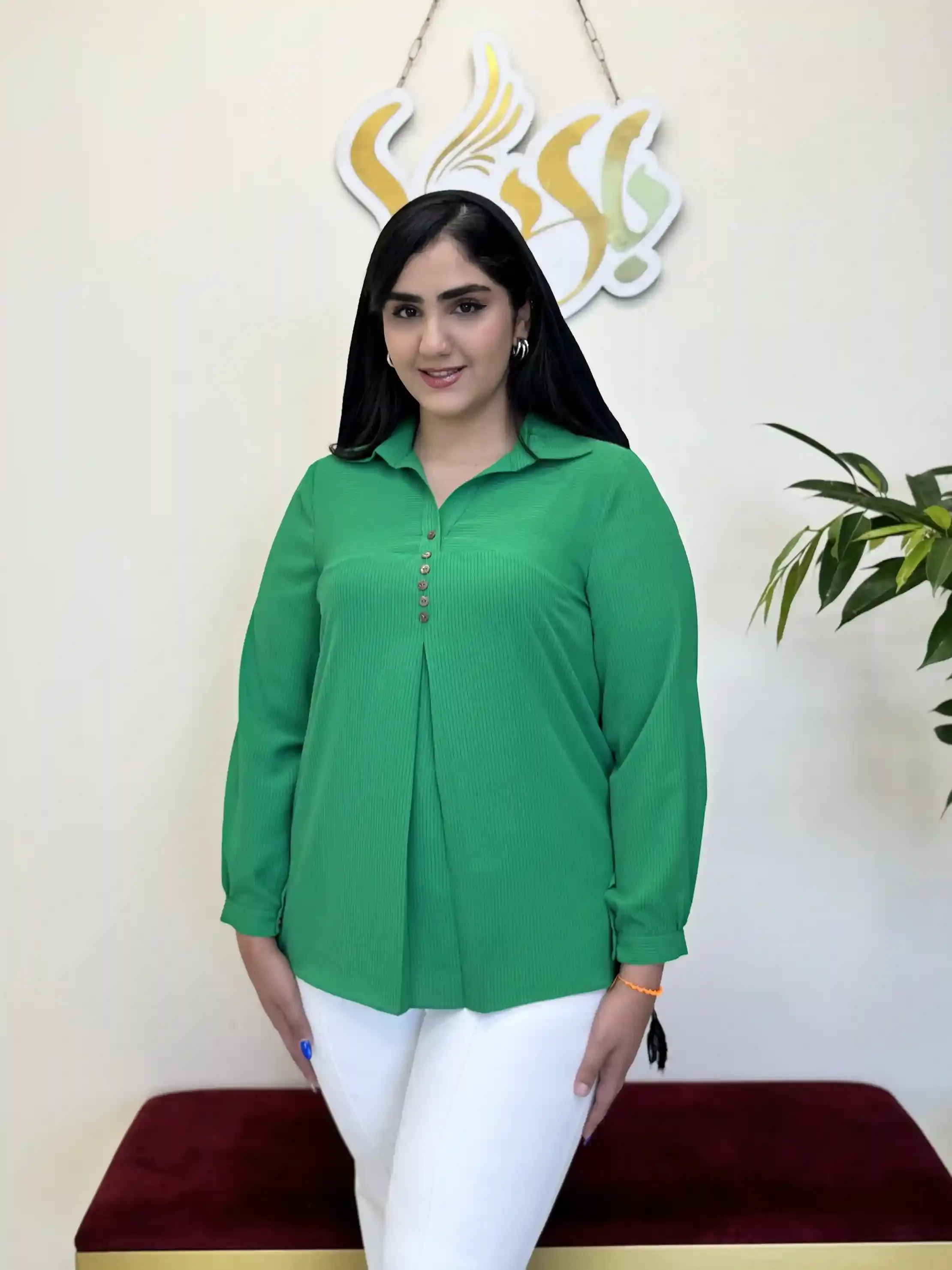 تونیک دکمه ریز خاتون