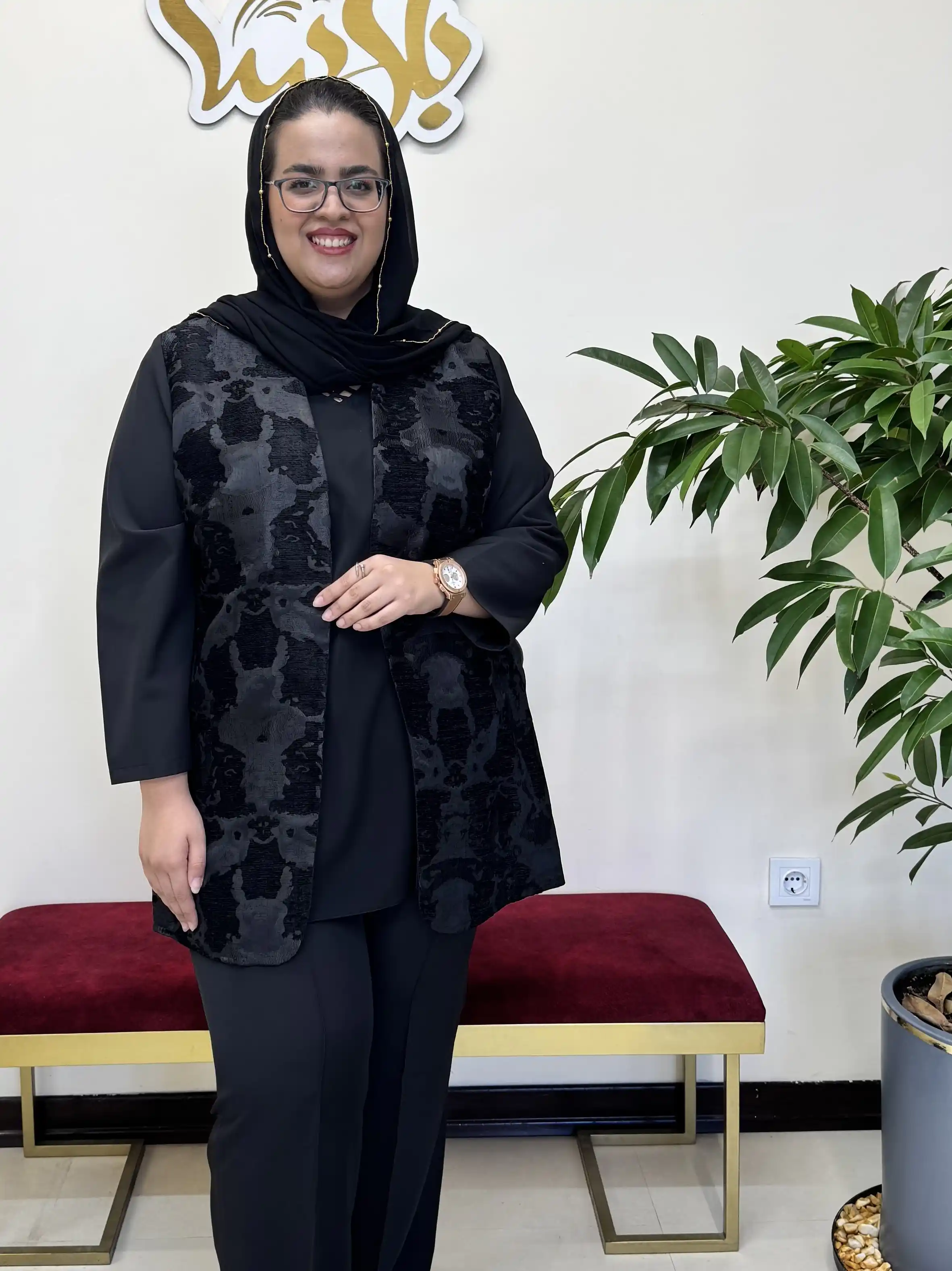 مانتو کتی مخمل ژاکارد