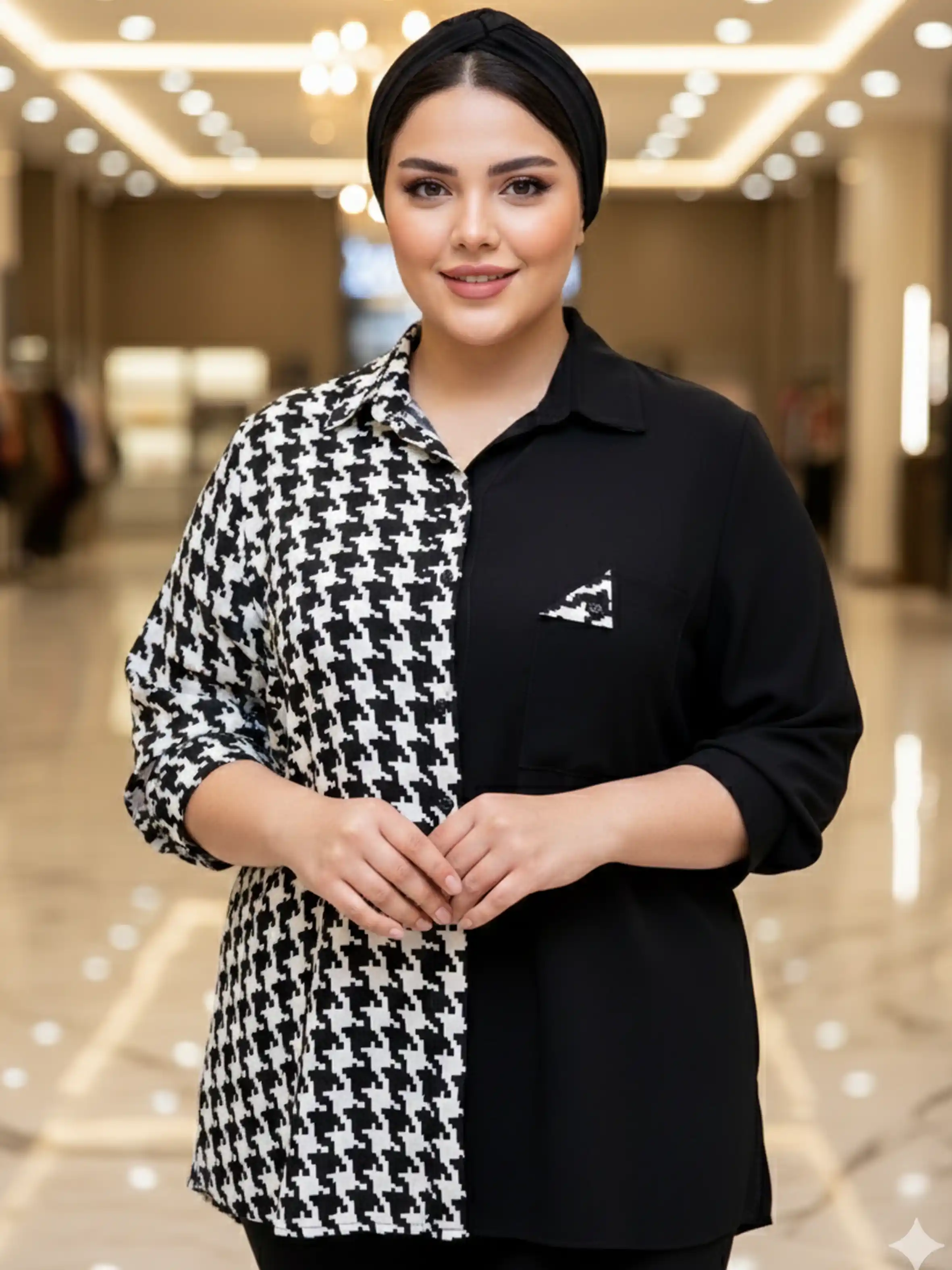 شومیز دو رنگ ویولت