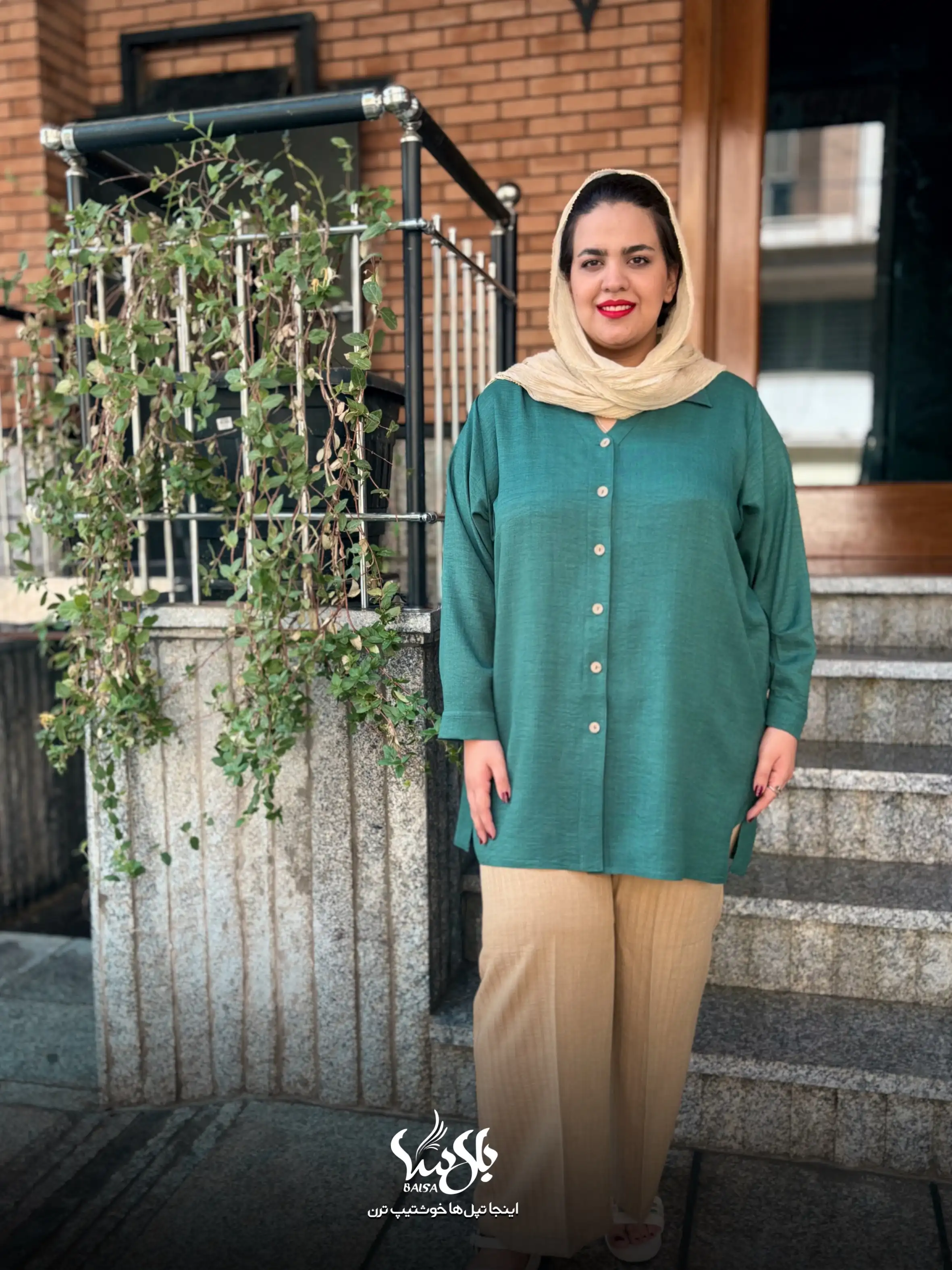 مانتو بغل دکمه صوفیا