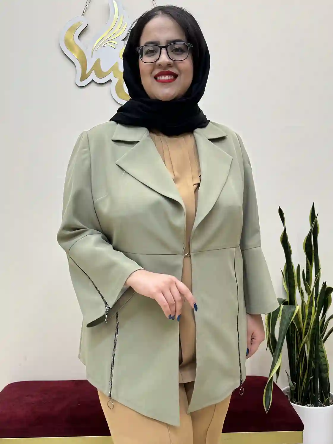 کت تک مرمر زیپدار