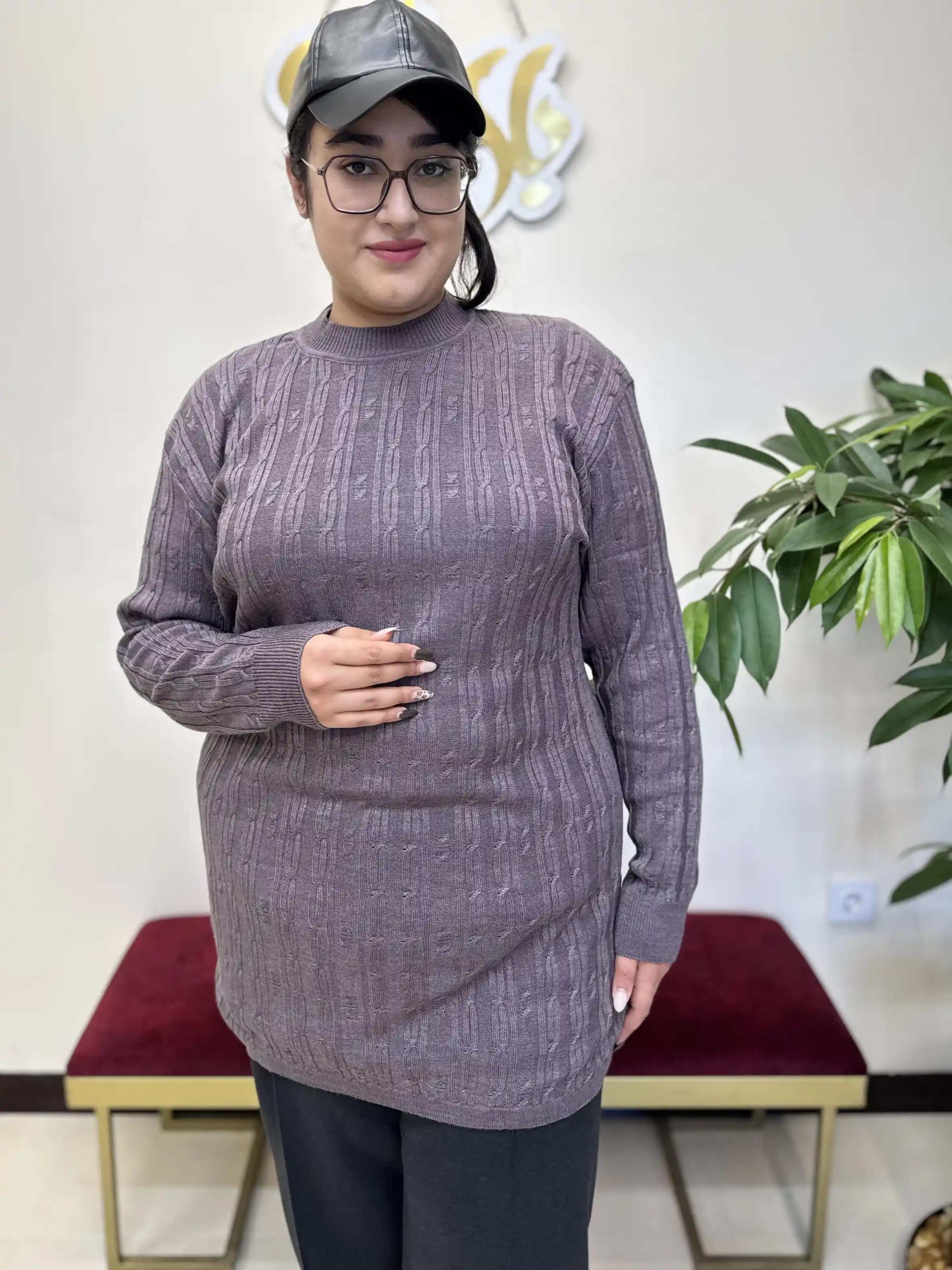 تونیک بافت آستین بلند