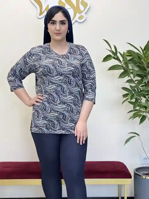 بلوز قواره بزرگ سه ربع