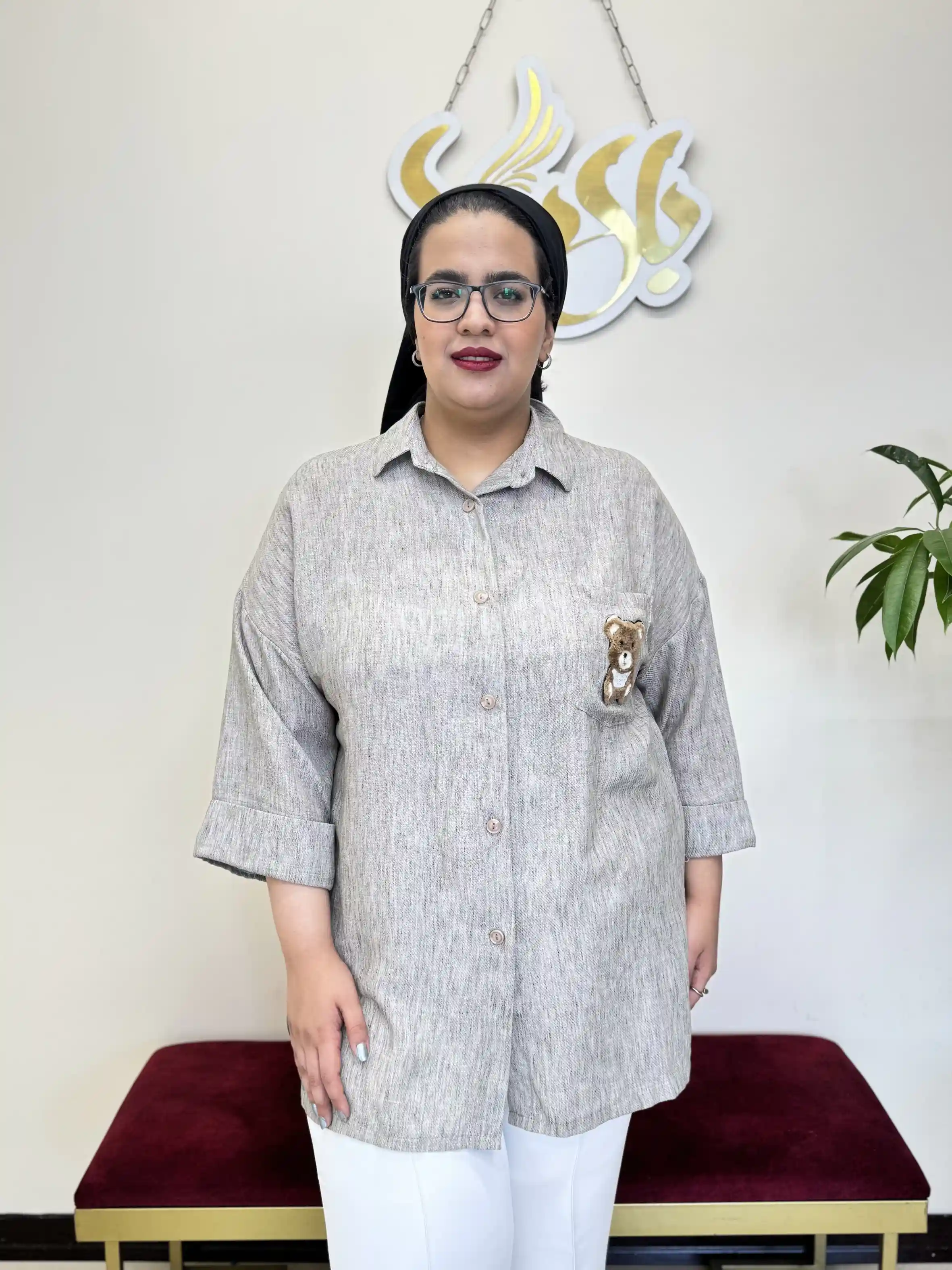 مانتو آستین پاکتی خرسی