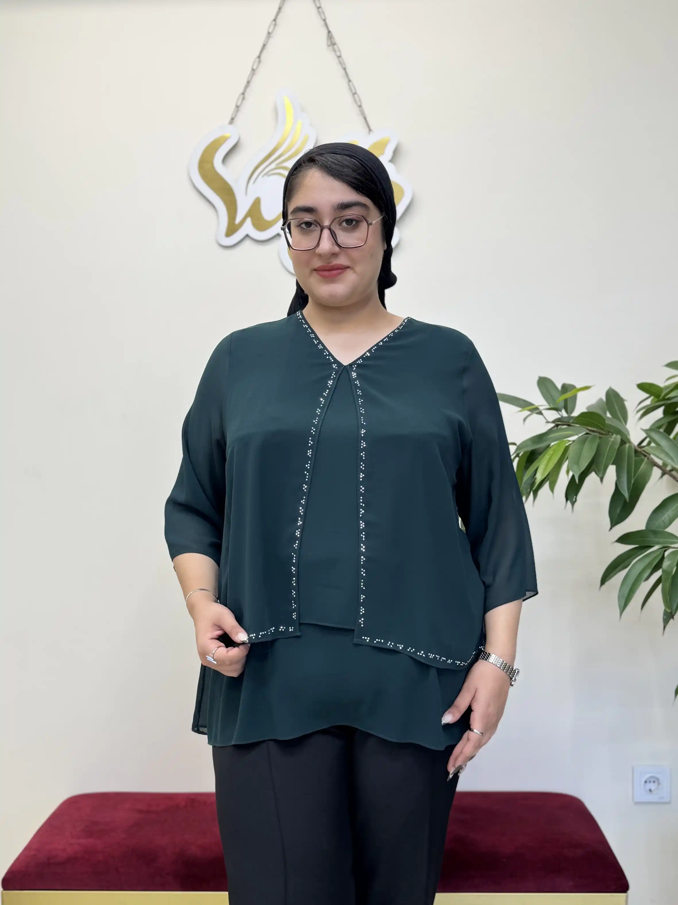 شومیز حریر دلسا