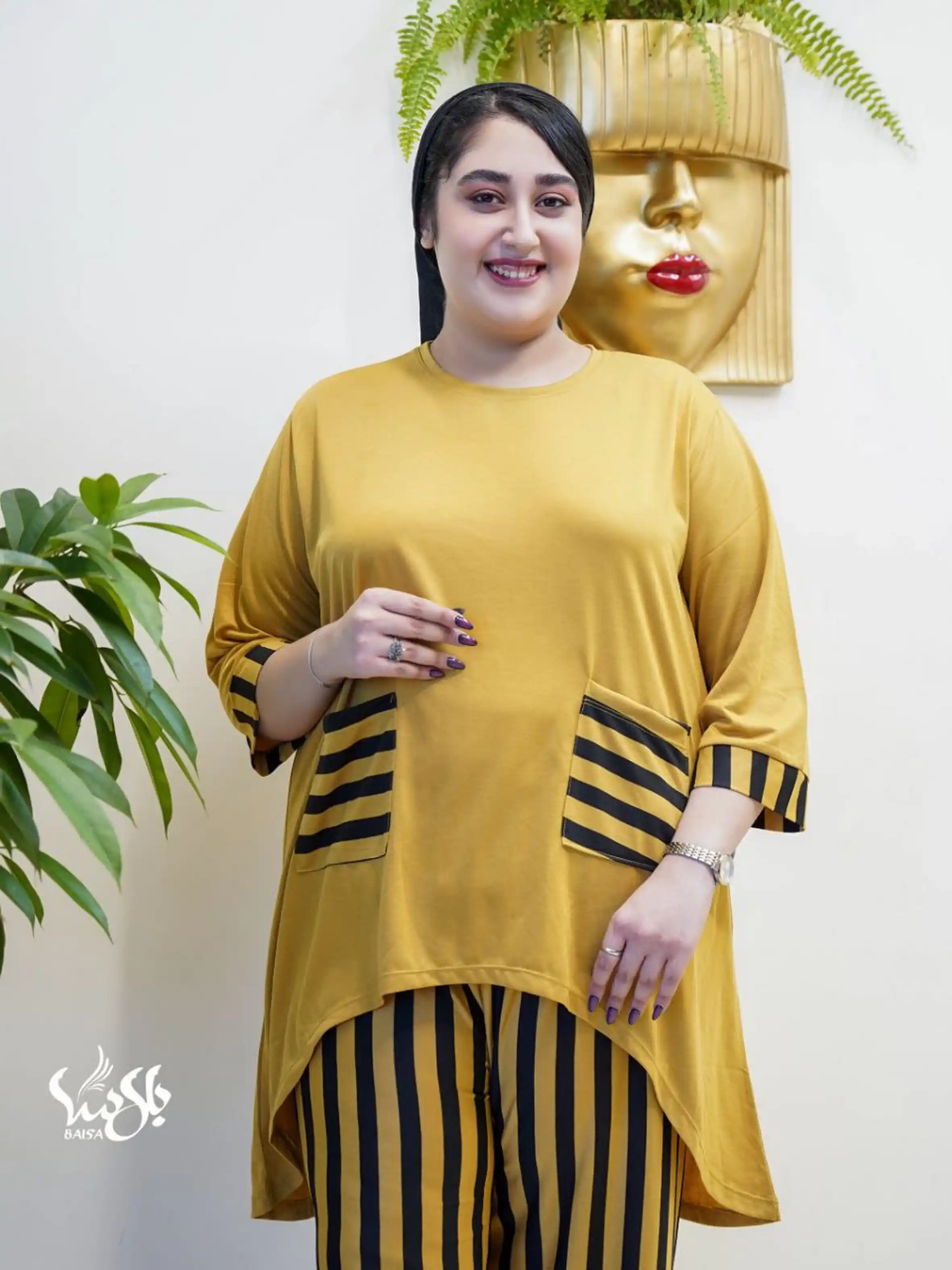 تونیک پشت بلند هلالی 