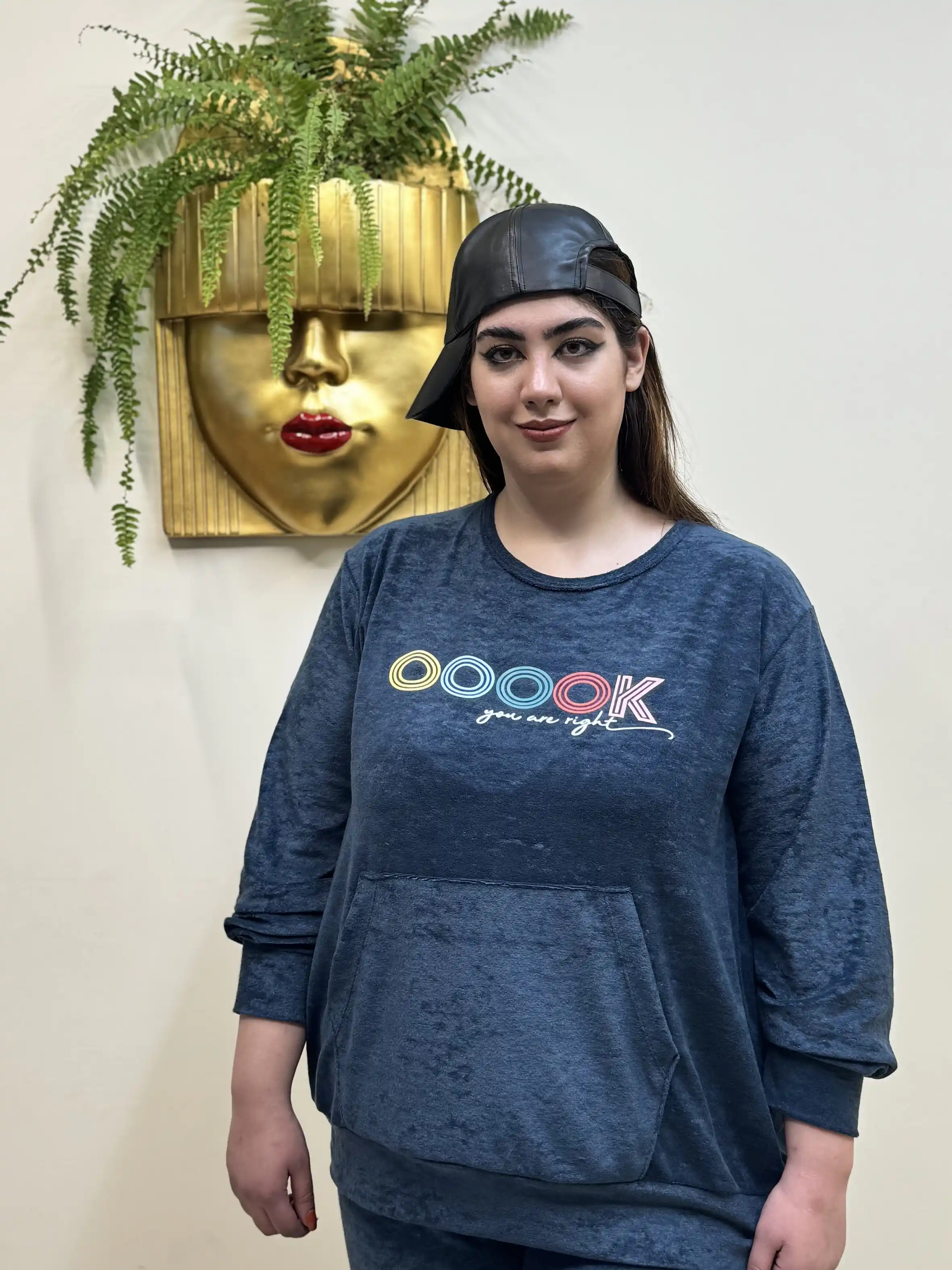 هودی جیب کانگورویی چاپی