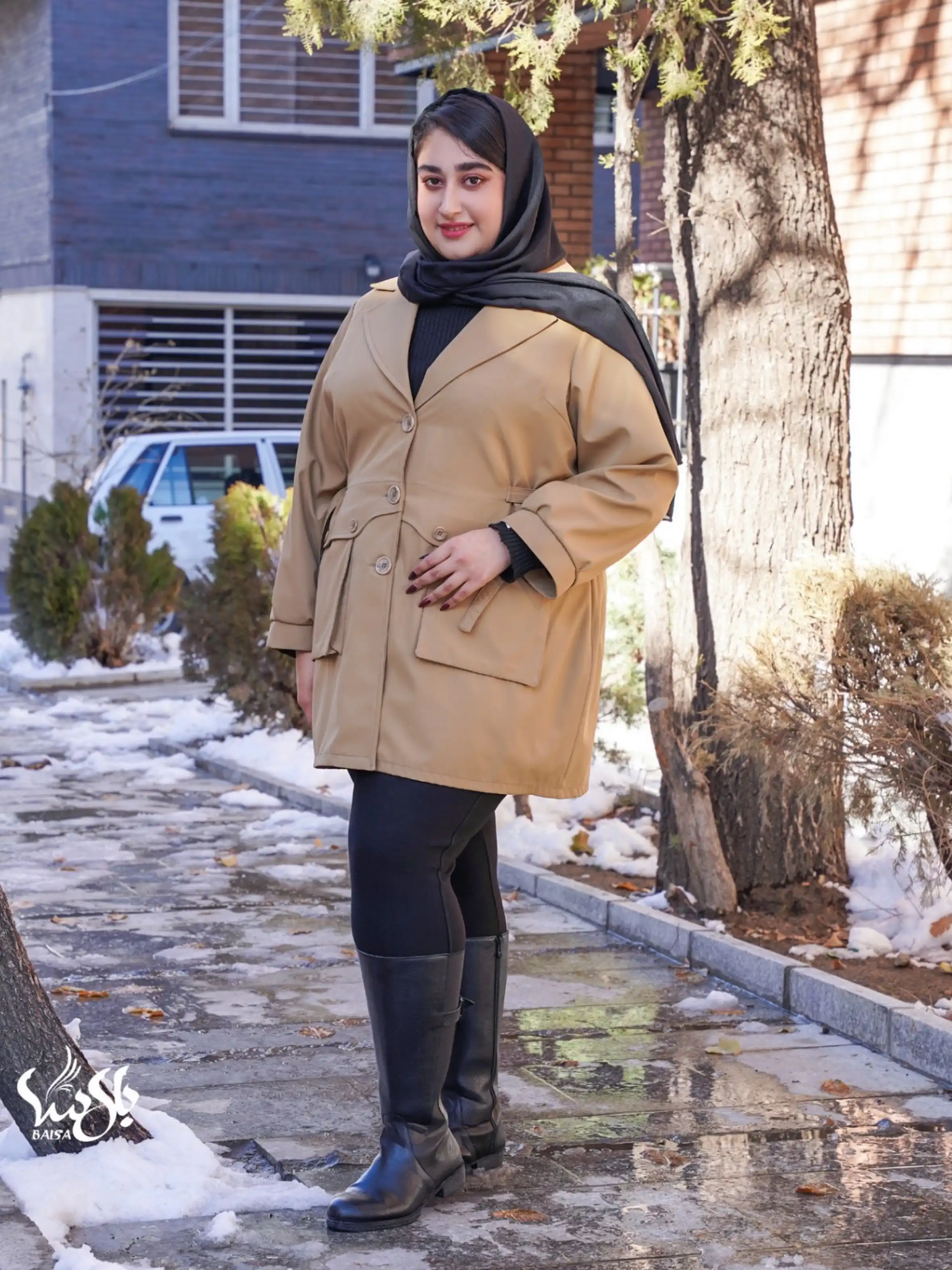 بارانی جیب پاکتی