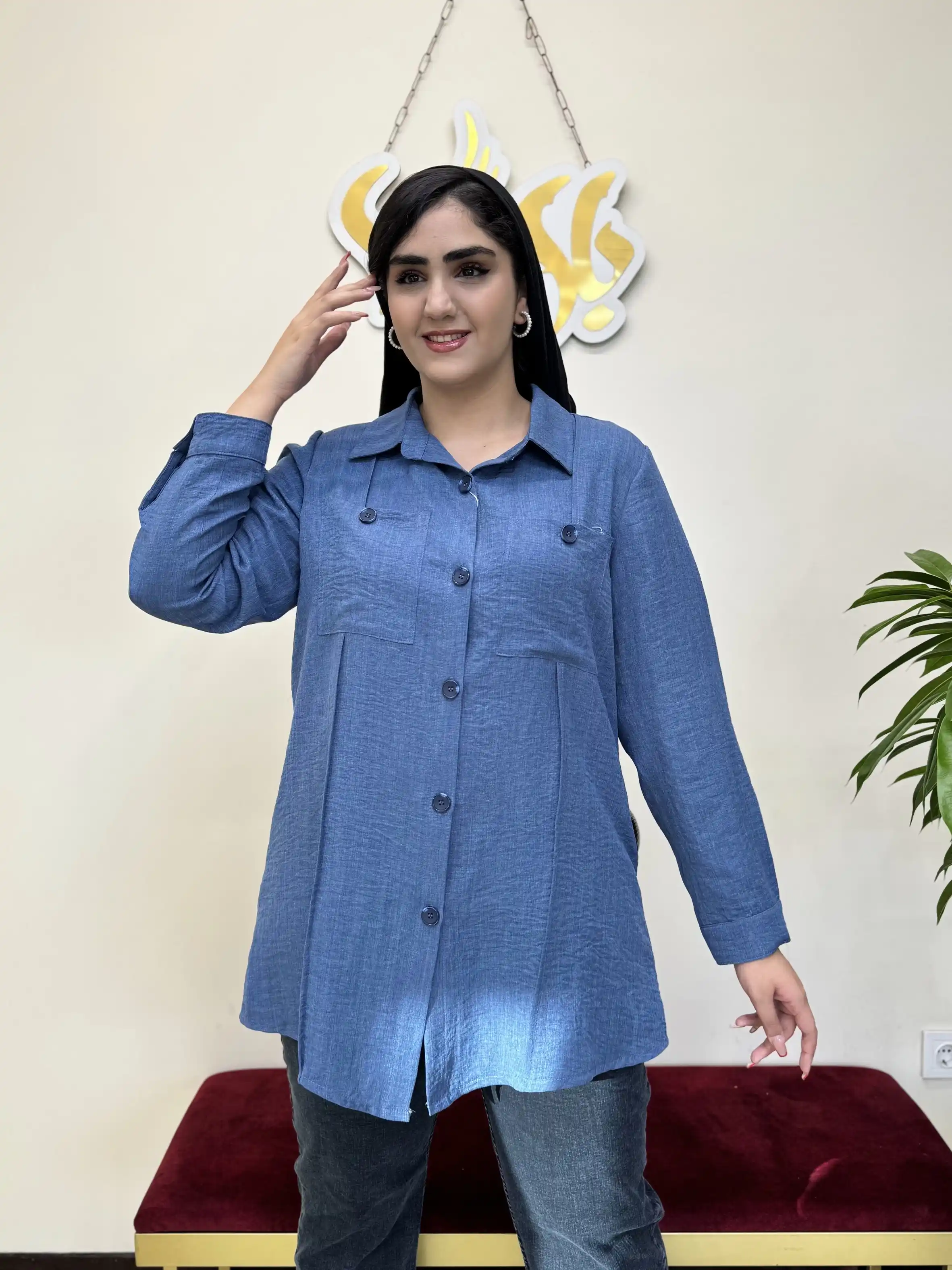 مانتو اسکودا یقه مردانه